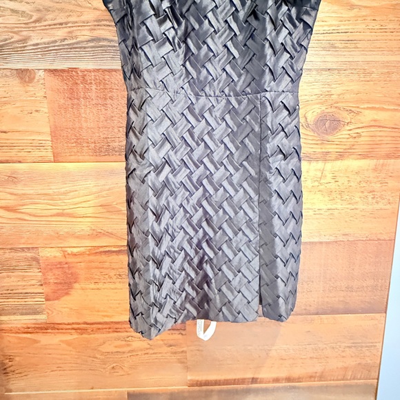 Amanda Uprichard ArelyBlack Pleated/Woven Strapless Mini Dress , NWT - Picture 4 of 13